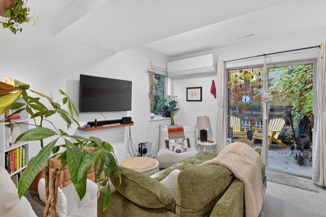 Living room in the self-contained in-law suite