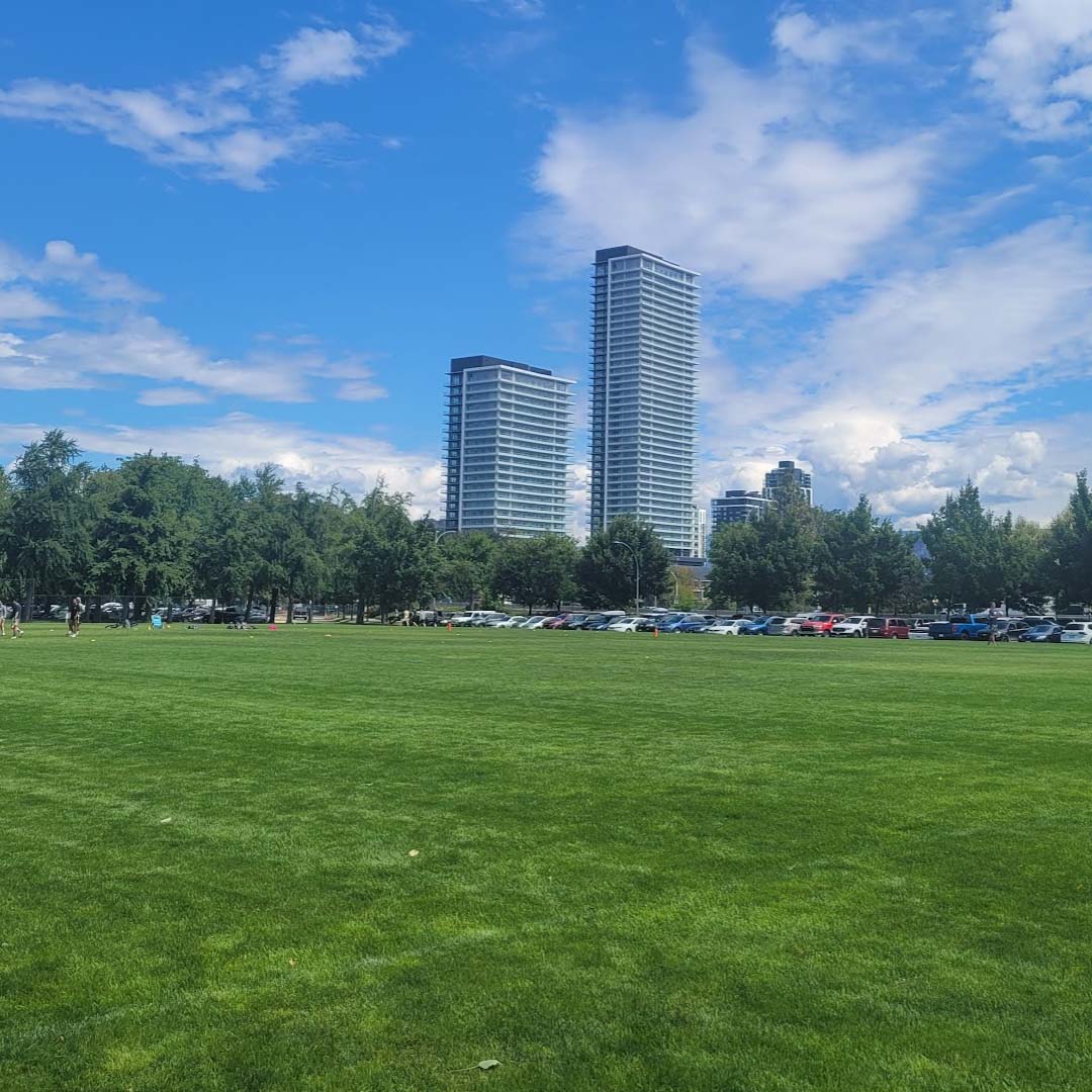 downtown kelowna condos for sale skyline from city park